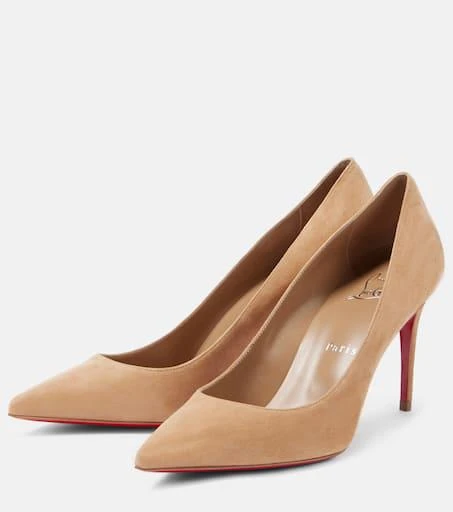 商品Christian Louboutin|Kate 85绒面革高跟鞋,价格¥7863,第4张图片详细描述