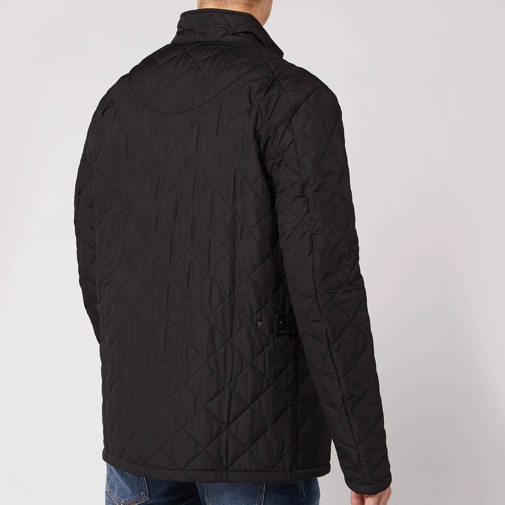 商品Barbour|Barbour Heritage Men's Chelsea Sportsquilt Jacket - Black,价格¥647,第2张图片详细描述