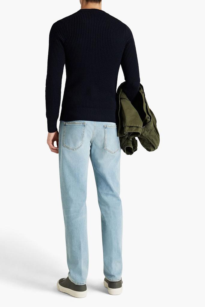 Tapered faded denim jeans商品第3张图片规格展示