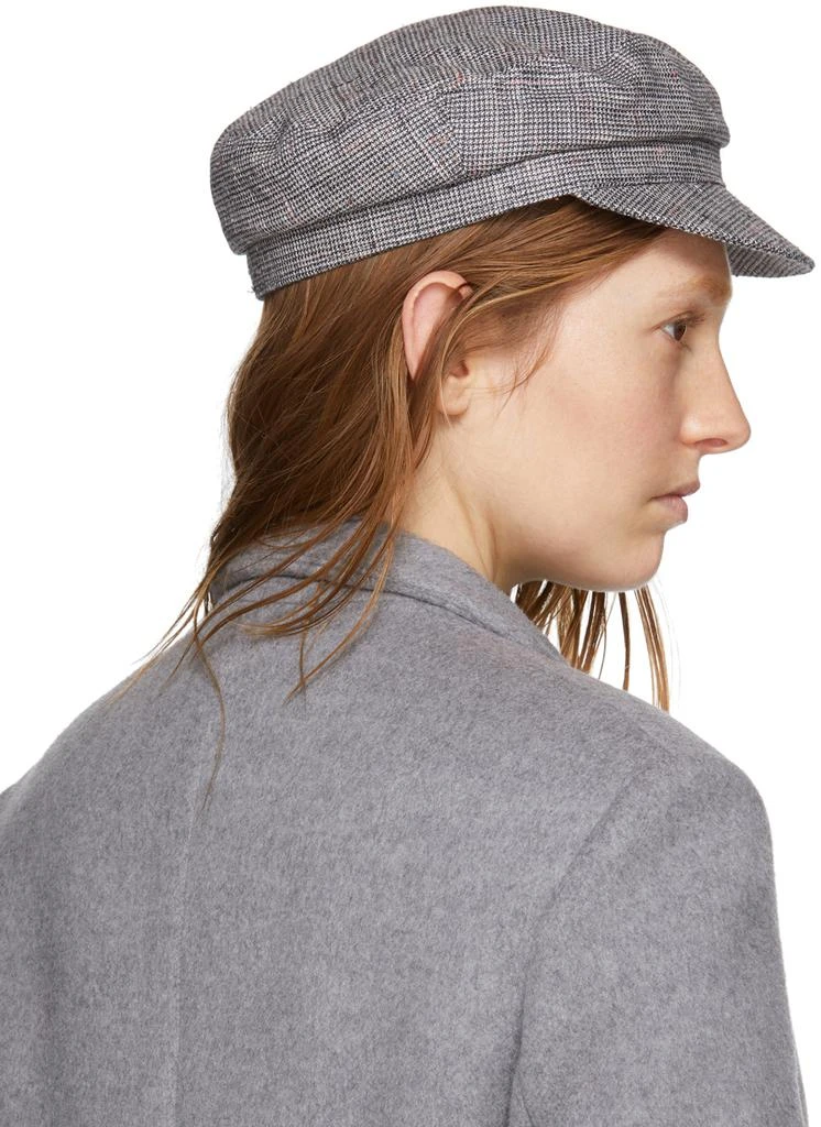 商品Isabel Marant|Grey Check Evie Cap,价格¥466,第3张图片详细描述