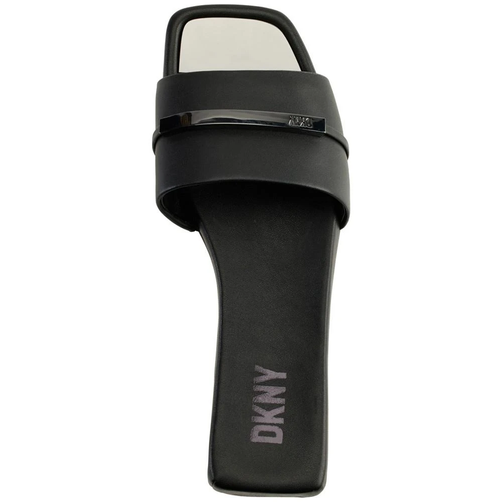 商品DKNY|Women's Alaina Slip-On Hardware Slide Sandals,价格¥1026,第4张图片详细描述