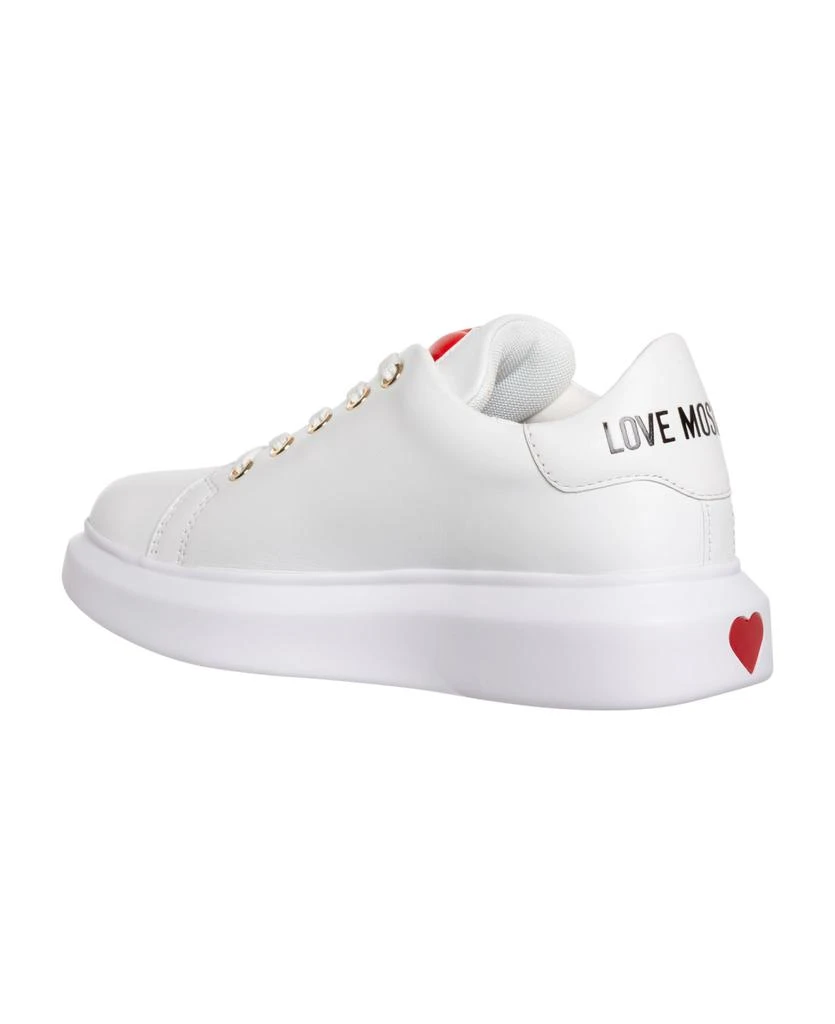 商品Love Moschino|Love Leather Sneakers,价格¥1579,第4张图片详细描述