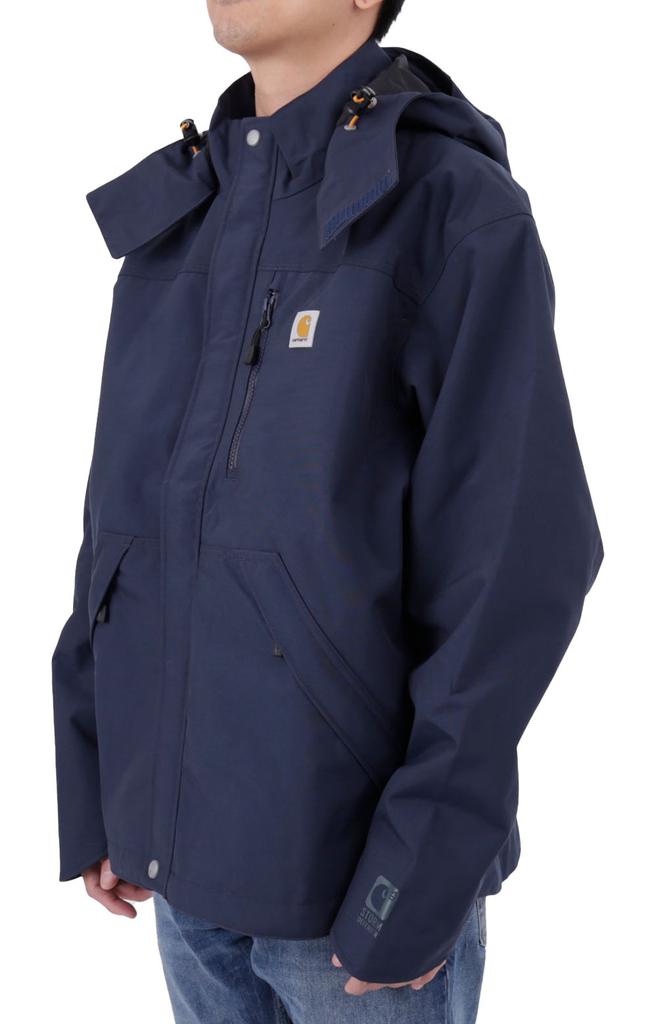(J162) Shoreline Waterproof Breathable Jacket - Navy商品第2张图片规格展示