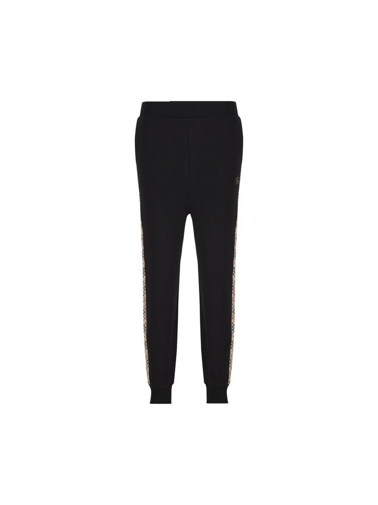 商品Burberry|Burberry Kids EKD Embroidered Checked Band Track Pants,价格¥1735,第1张图片