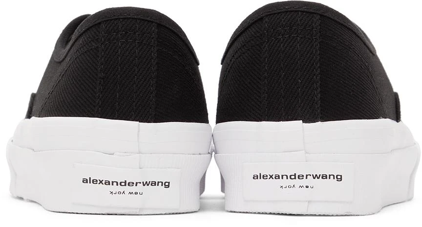 商品Alexander Wang|Black Dropout Logo Sneakers,价格¥1109,第4张图片详细描述