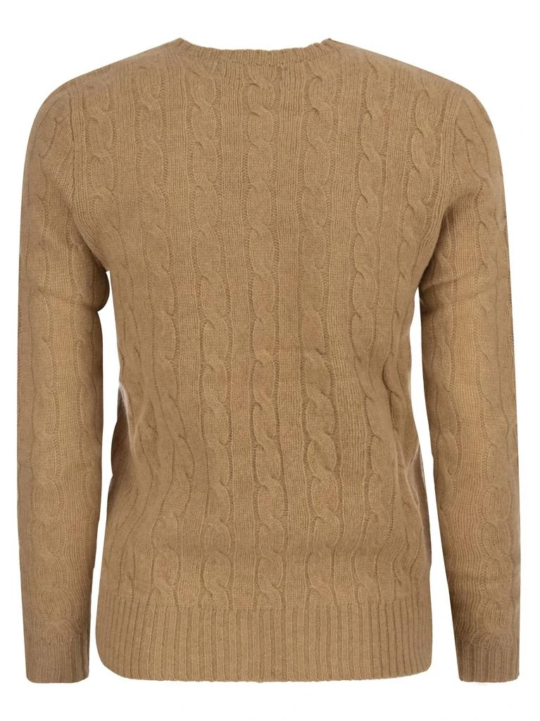 商品Ralph Lauren|Plaited Wool And Cashmere Crew,价格¥1594,第2张图片详细描述