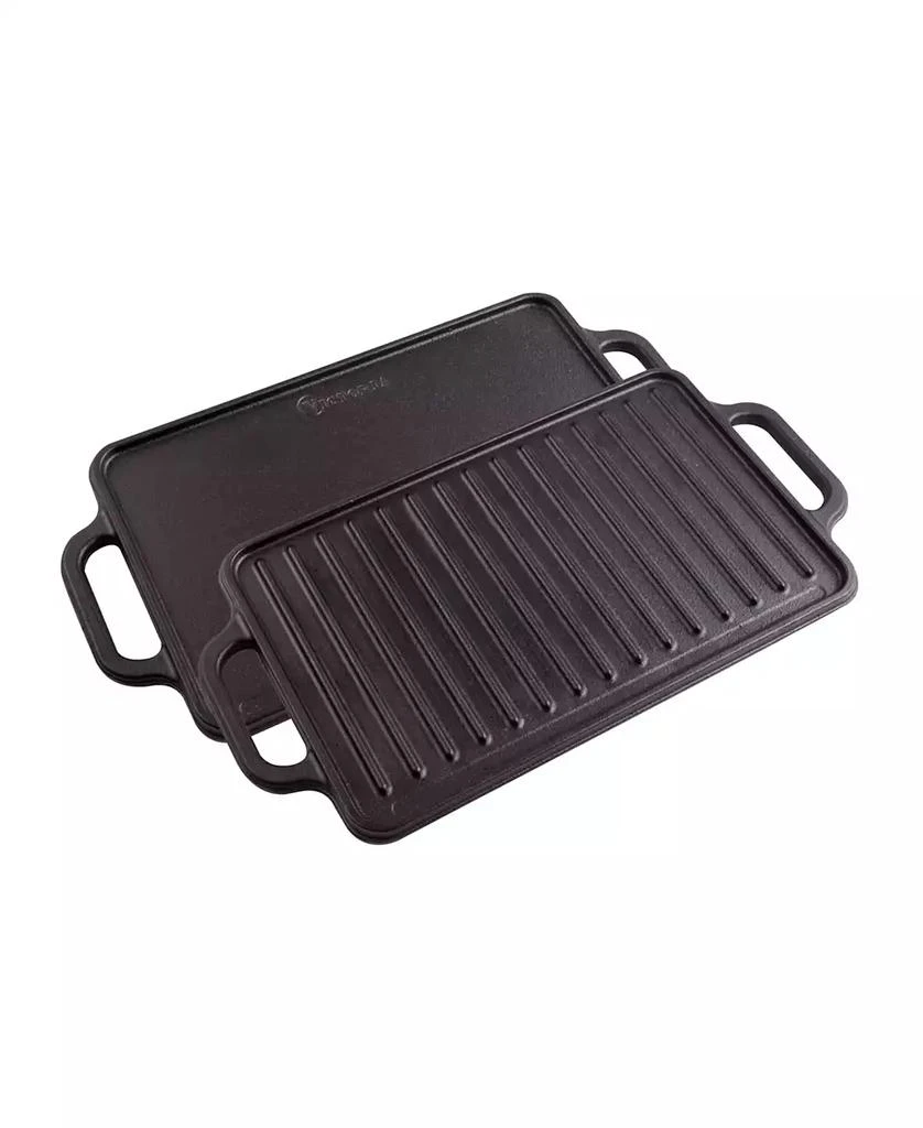 商品Victoria|Rectangular 13" Cast Iron, Reversible Griddle Grill,价格¥111,第1张图片