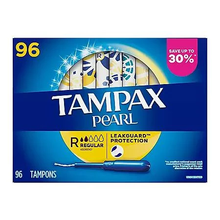 商品Tampax|珍珠导管卫生棉条 96支装 普通流量（6-9g）,价格¥132,第2张图片详细描述