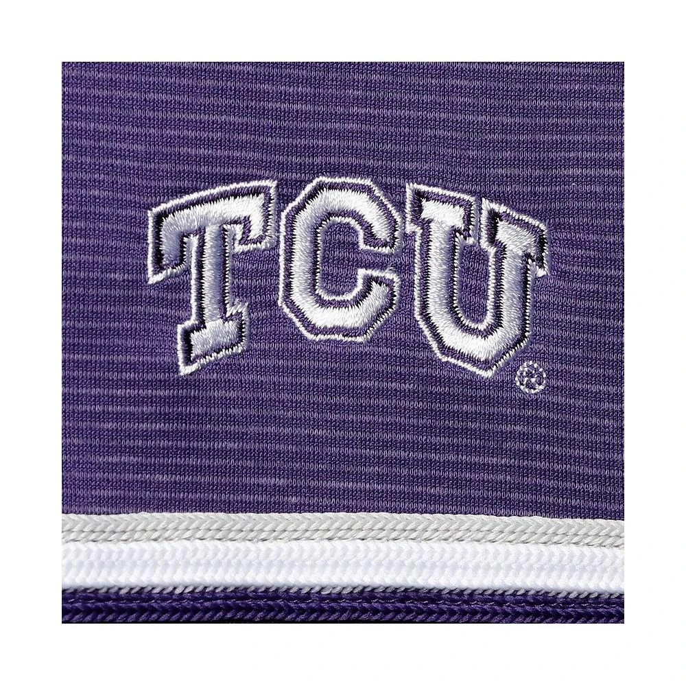 商品NIKE|Men's Purple TCU Horned Frogs 2020 Early Season Coaches Performance Polo,价格¥573,第4张图片详细描述