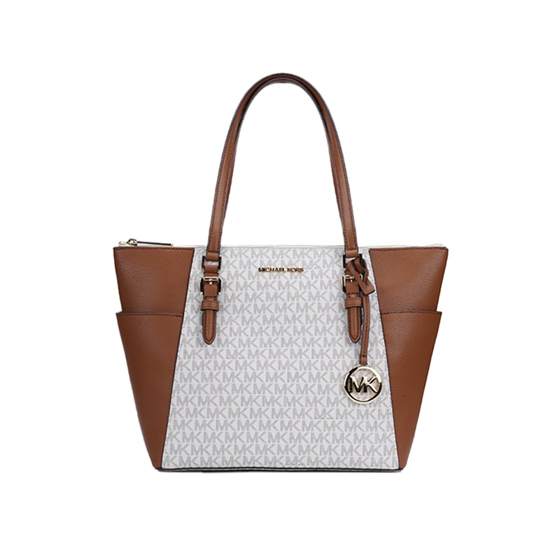 商品[国内直发] Michael Kors|Michael Kors女款单肩包 香草色拼色 35T0GCFT3B VANILLA,价格¥963,第1张图片