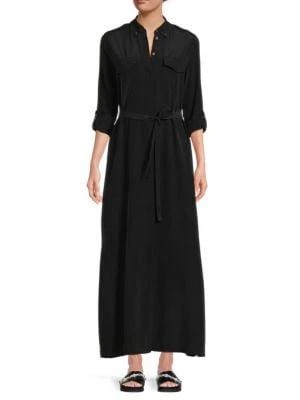 商品Equipment|Major Silk Shirtdress,价格¥762,第1张图片