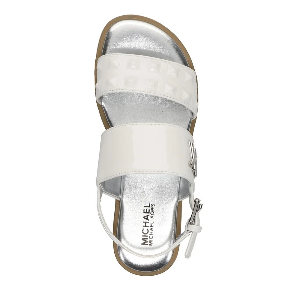 商品Michael Kors|Toddler Girls Brandy Sherry Logo Sandals,价格¥337,第3张图片详细描述