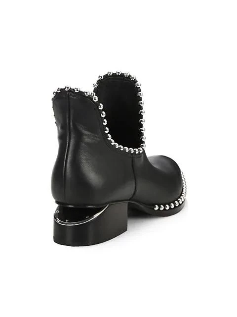 商品Alexander Wang|Kori Cutout Leather Booties 及踝靴,价格¥2233,第3张图片详细描述