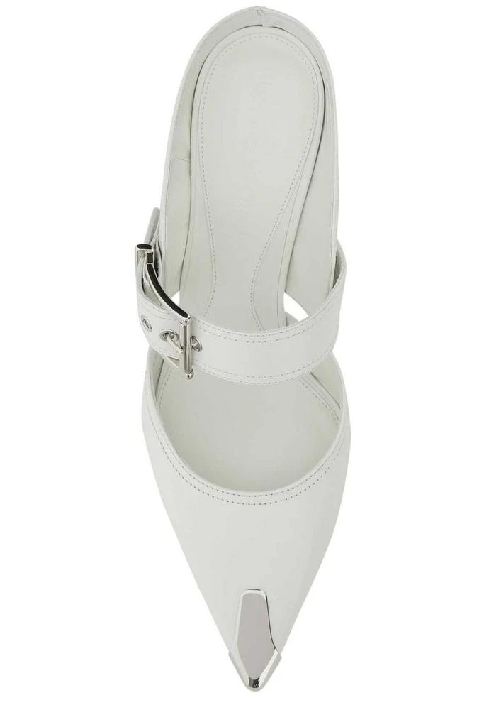 商品Alexander McQueen|Alexander McQueen Pointed-Toe Heeled Mules,价格¥4487,第3张图片详细描述