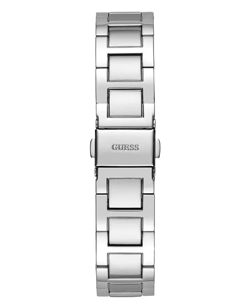 商品GUESS|Women's Silver-Tone Stainless Steel Bracelet Watch, 34mm,价格¥787,第4张图片详细描述