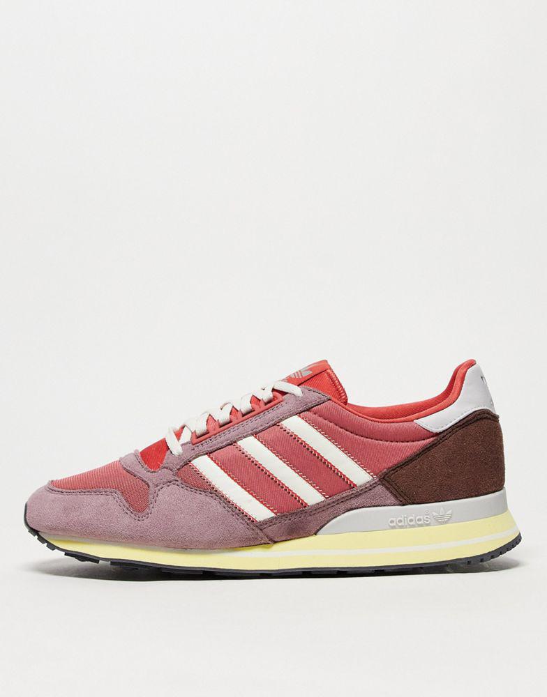 adidas Originals ZX 500 trainers in red商品第4张图片规格展示