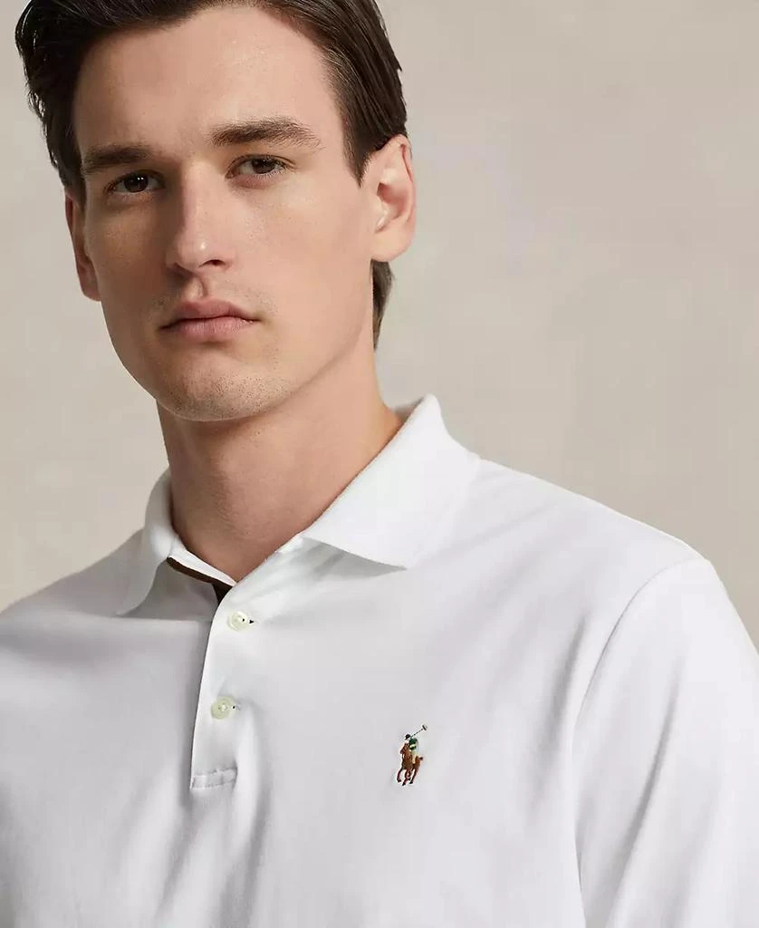 商品Ralph Lauren|男士经典版型长袖柔软棉质 Polo 衫,价格¥343,第3张图片详细描述