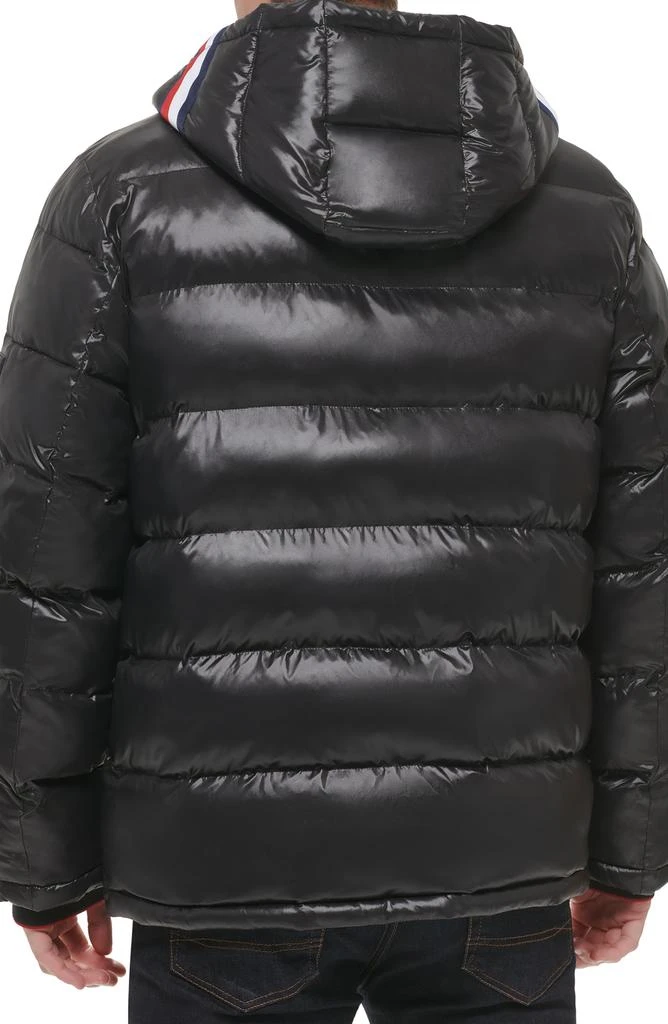 商品Tommy Hilfiger|Pearlized Water Resistant Hooded Puffer Jacket,价格¥683,第2张图片详细描述