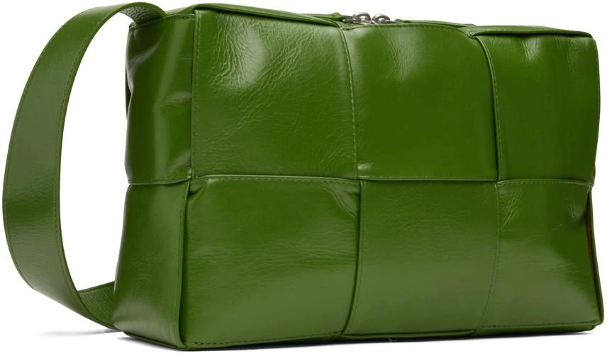 商品Bottega Veneta|Green Medium Arco Camera Bag,价格¥22826,第2张图片详细描述