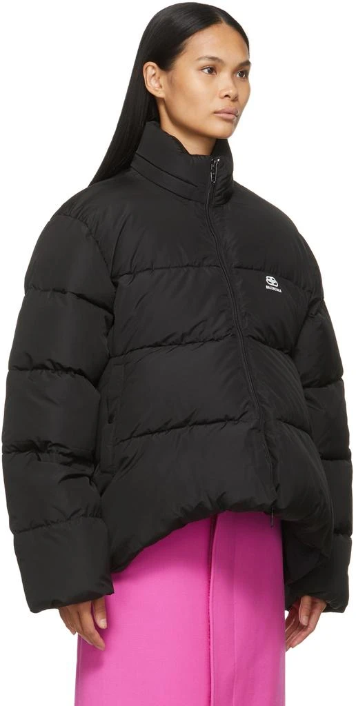 商品Balenciaga|Black BB C-Shape Puffer Jacket,价格¥18600,第2张图片详细描述