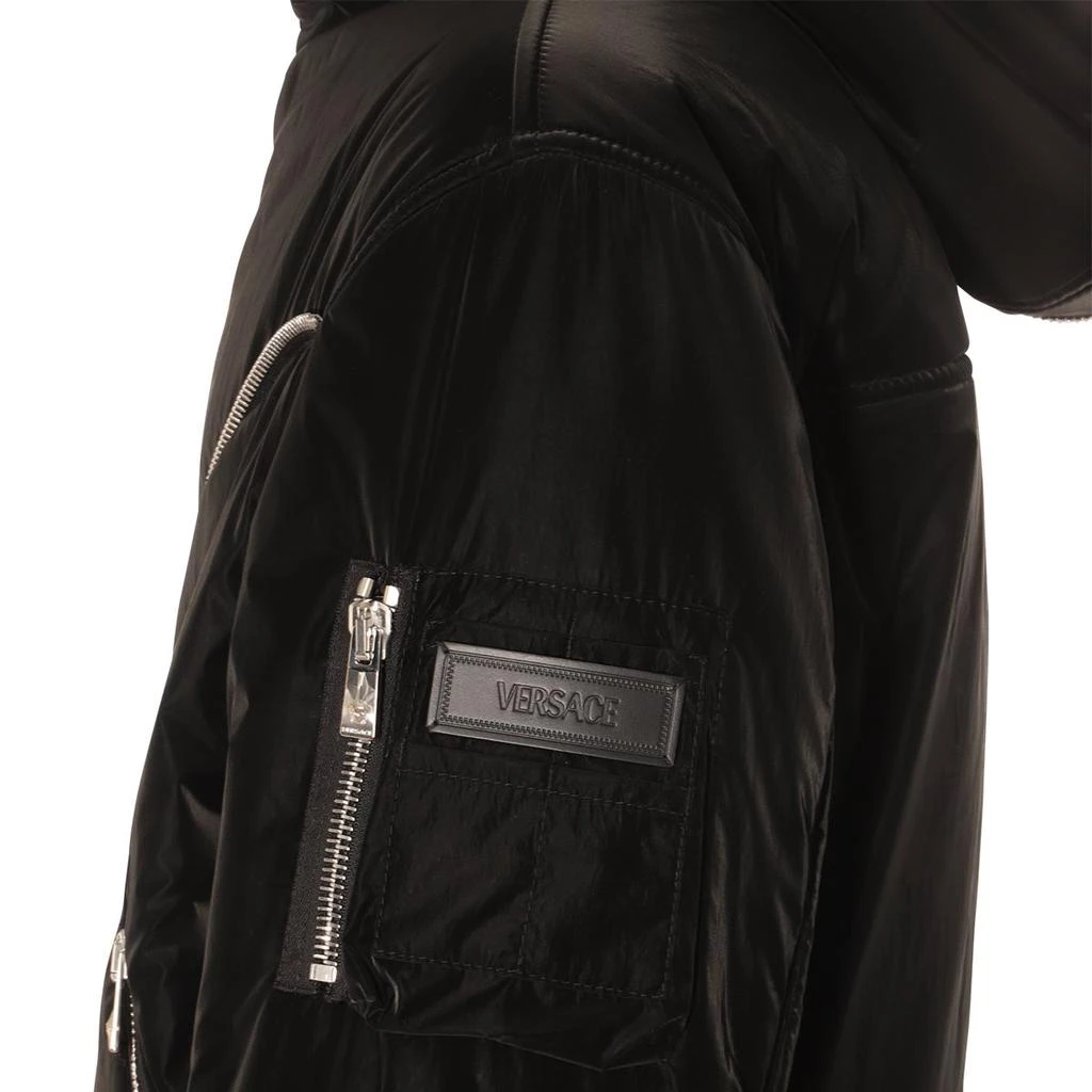 商品Versace|Versace Zip-Detailed Hooded Puffer Jacket,价格¥10610,第4张图片详细描述