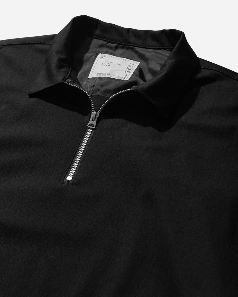 sacai S Pique Polo Shirt ポロシャツ　黒 Sacai - S ピケ ポロシャツ | HBX - ハイプビースト(Hypebeast