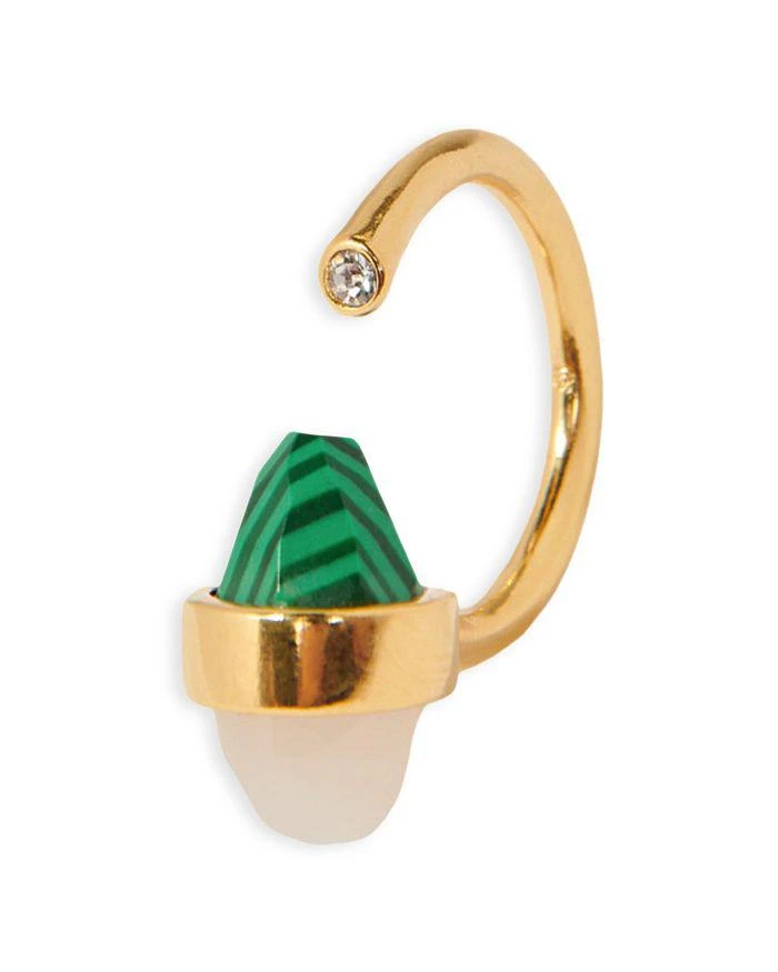 商品Maje|Bistone Mixed Gemstone Open Ring in Gold Tone,价格¥449,第3张图片详细描述