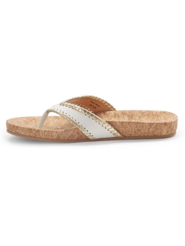 商品Jack Rogers|Thelma Comfort Leather Flip Flops,价格¥265,第4张图片详细描述