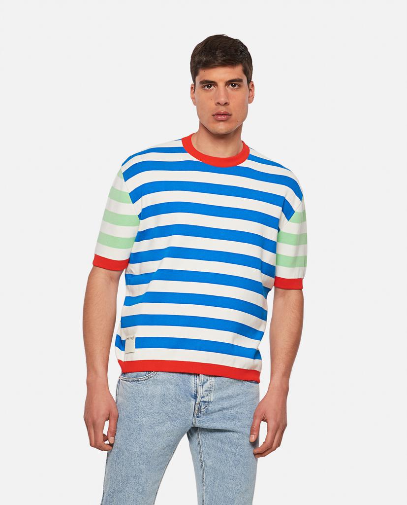 Striped cotton T-shirt Sunnei x Biffi商品第1张图片规格展示
