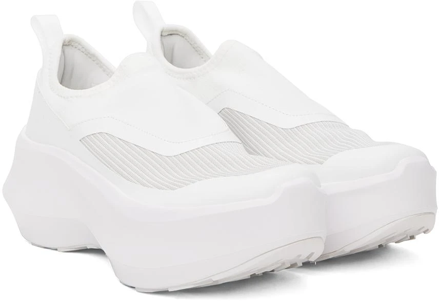 商品Comme des Garcons|White Salomon Edition Slip-On Platform Sneakers,价格¥2397,第4张图片详细描述