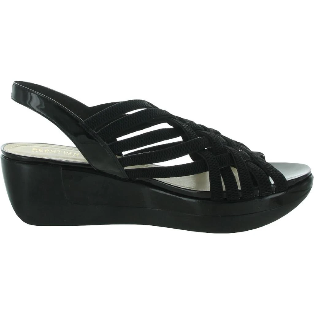 商品Kenneth Cole|Kenneth Cole Reaction Womens Pepea Weave Metallic Strappy Wedge Sandals,价格¥175,第3张图片详细描述