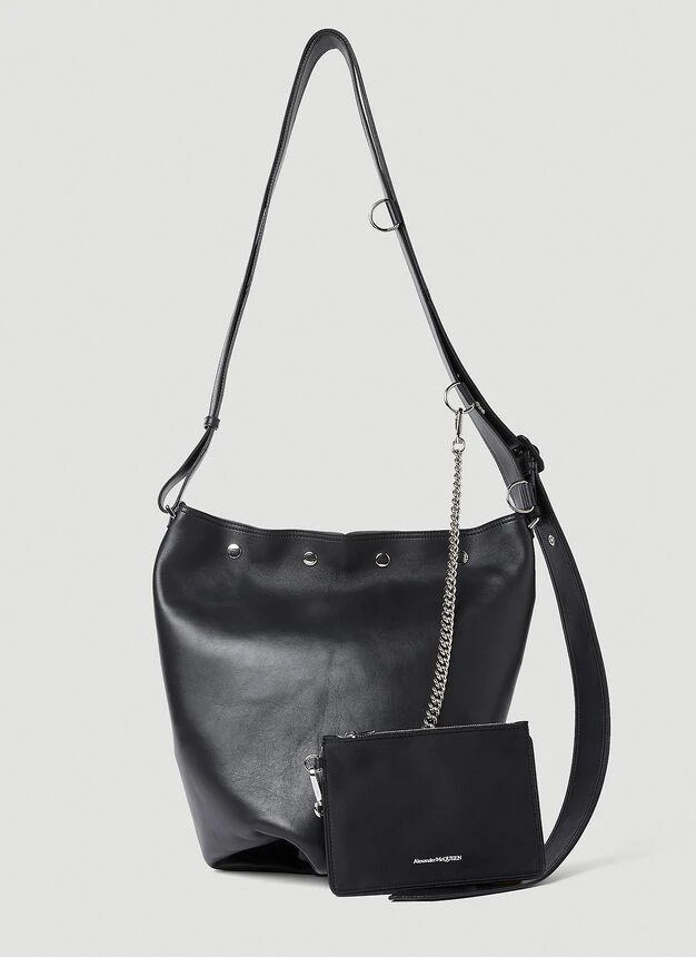 商品Alexander McQueen|Biker Tote Bag in Black,价格¥8789,第4张图片详细描述