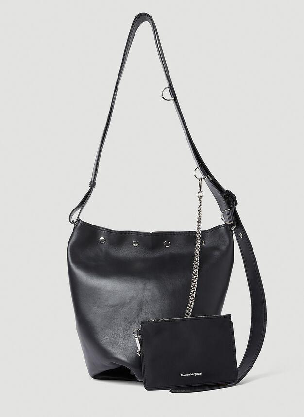 商品Alexander McQueen|Biker Tote Bag in Black,价格¥18437,第6张图片详细描述