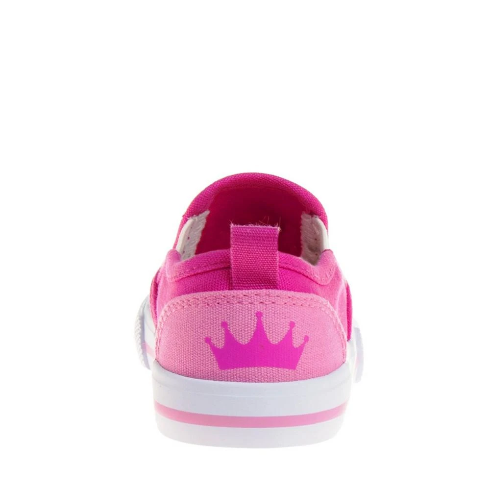 商品Disney|Little Girls Princess Slip On Canvas Sneakers,价格¥258,第3张图片详细描述