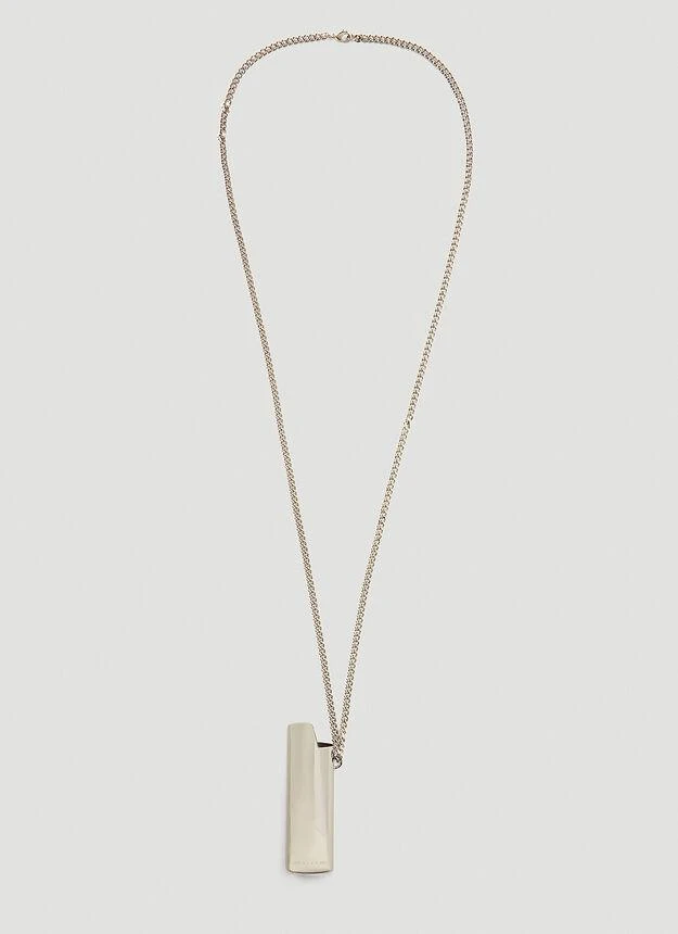 商品1017 ALYX 9SM|Lighter Case Necklace in Silver,价格¥1727,第1张图片