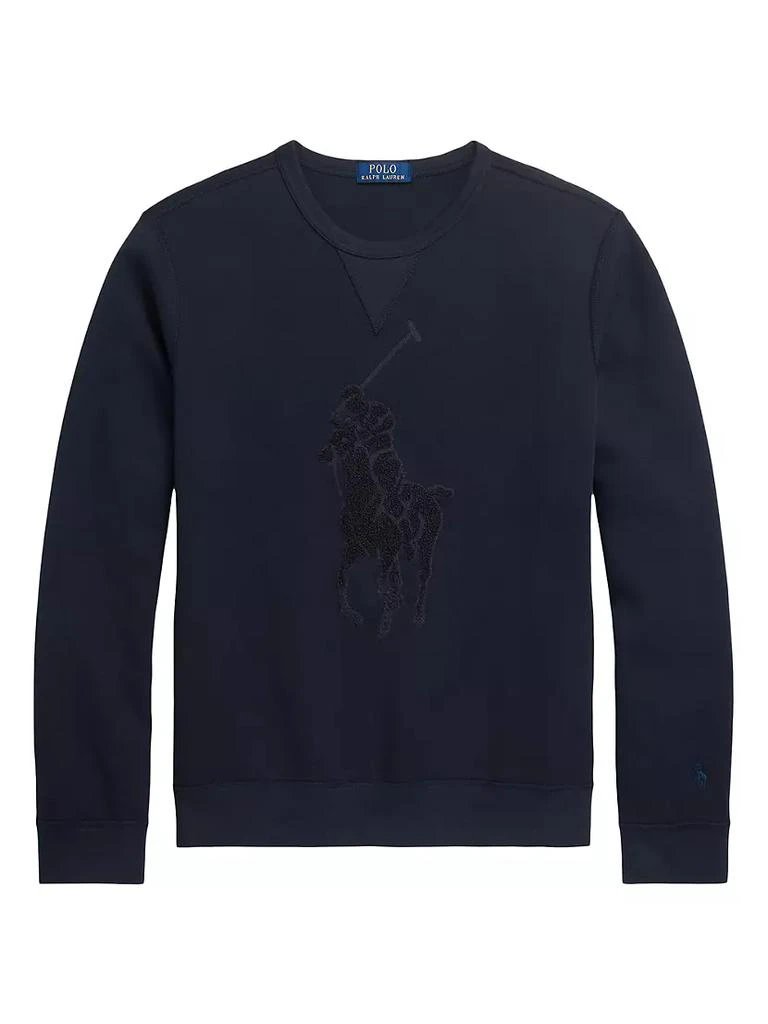 商品Ralph Lauren|Double-Knit Chenille Logo Sweatshirt,价格¥1089,第1张图片