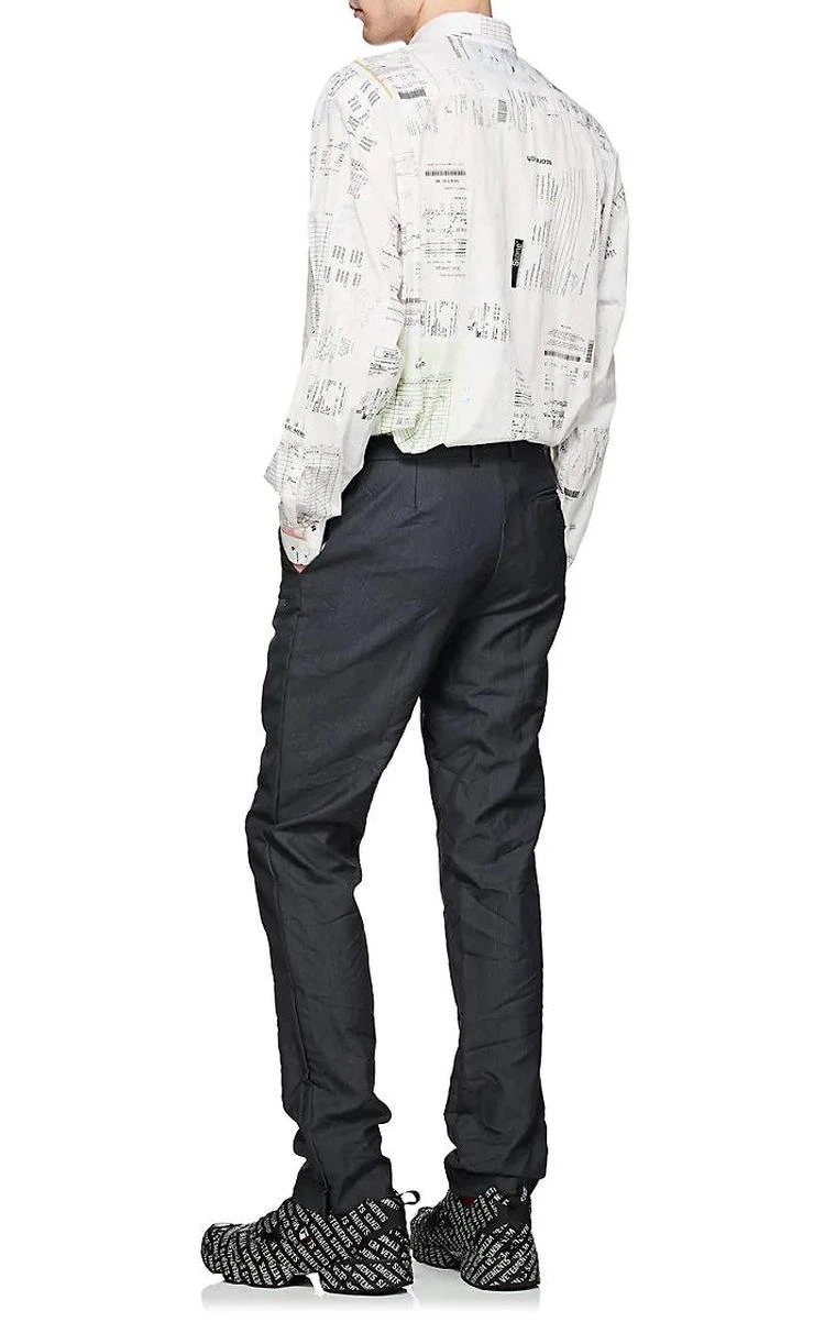 商品Vetements|Receipt-Print Cotton Oversized Shirt,价格¥6576,第4张图片详细描述