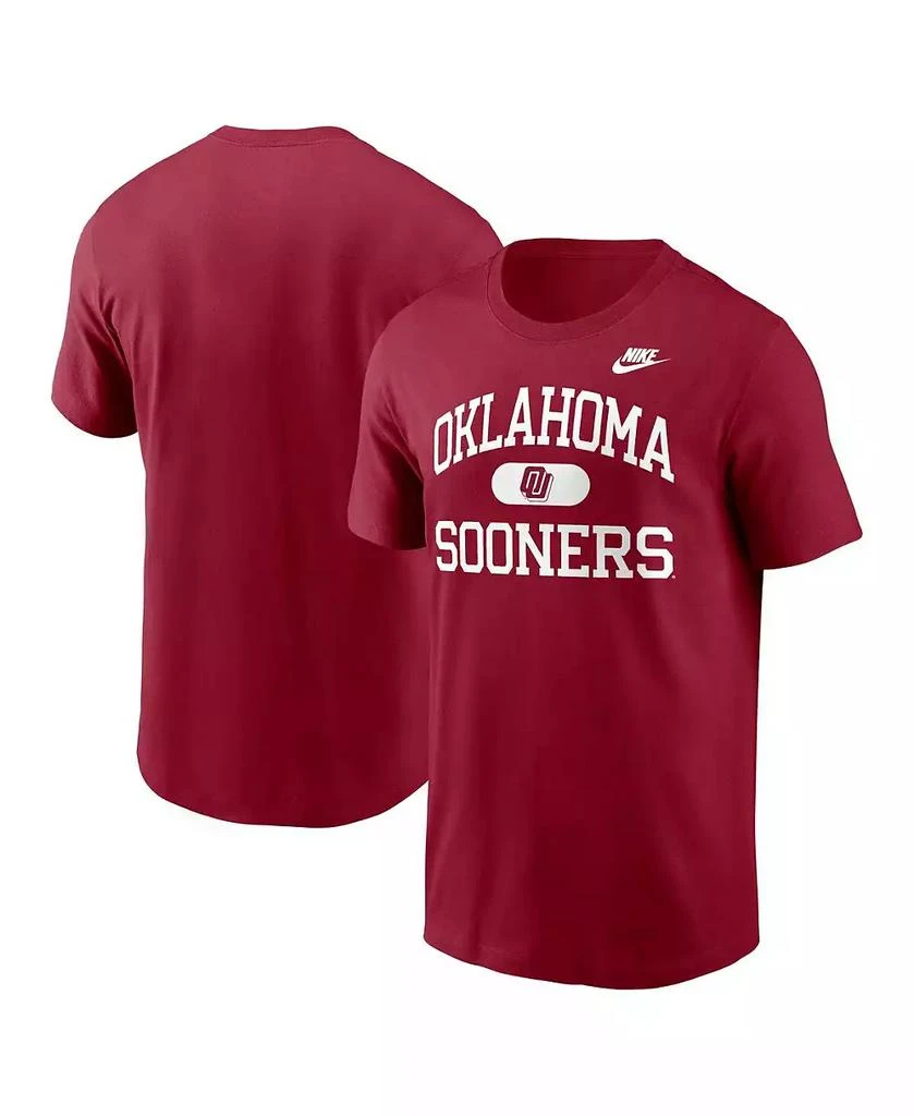 商品NIKE|Men's Crimson Oklahoma Sooners Legacy Alma Mater T-Shirt,价格¥261,第1张图片