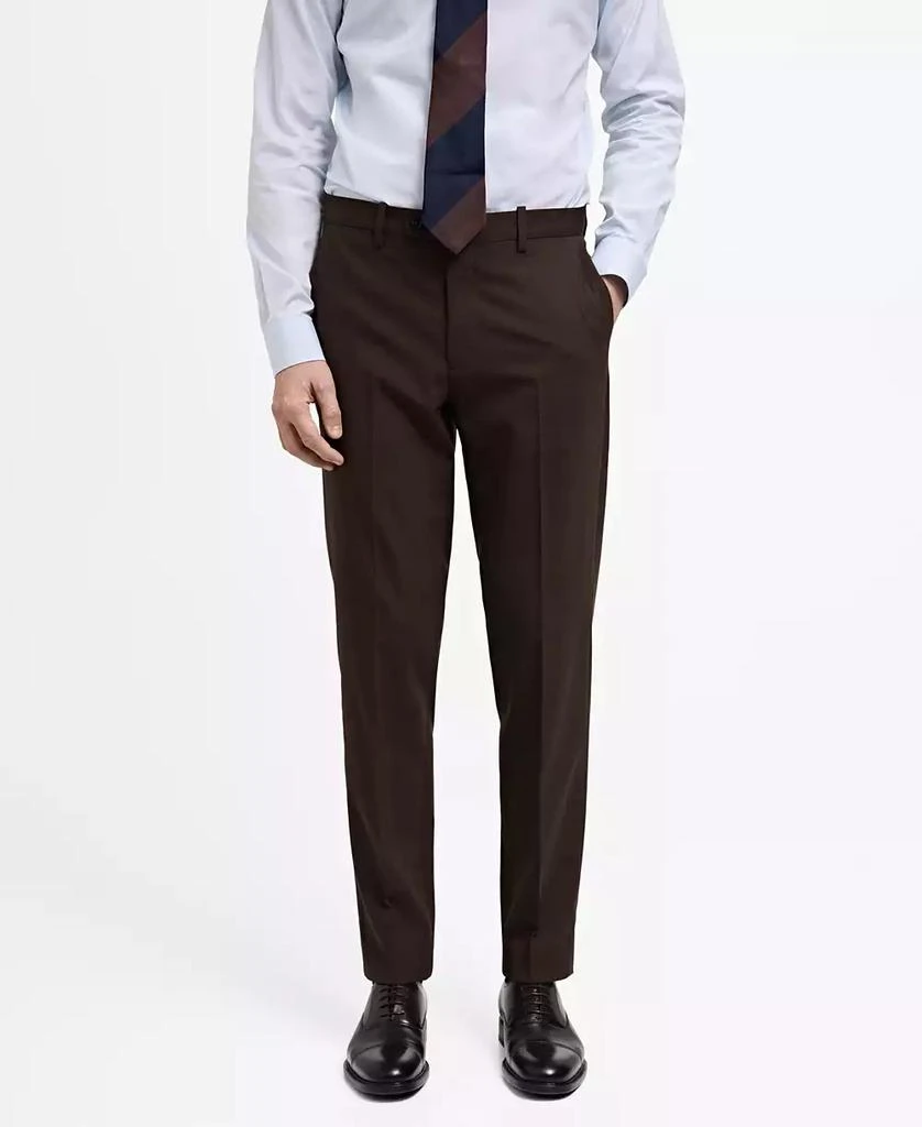 商品Mango|Men's Slim-Fit Wool Suit Pants,价格¥884,第1张图片
