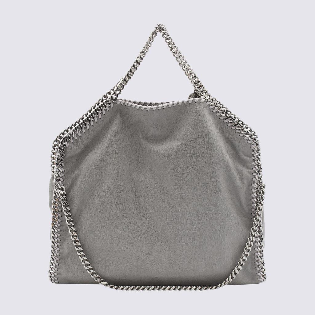 STELLA MCCARTNEY GREY FAUX LEATHER FALABELLA TOTE  BAG商品第1张图片规格展示