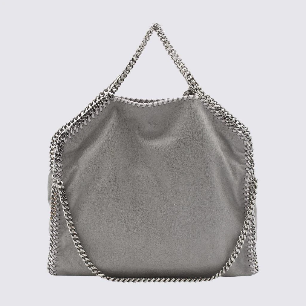 商品Stella McCartney|STELLA MCCARTNEY GREY FAUX LEATHER FALABELLA TOTE  BAG,价格¥4832,第1张图片