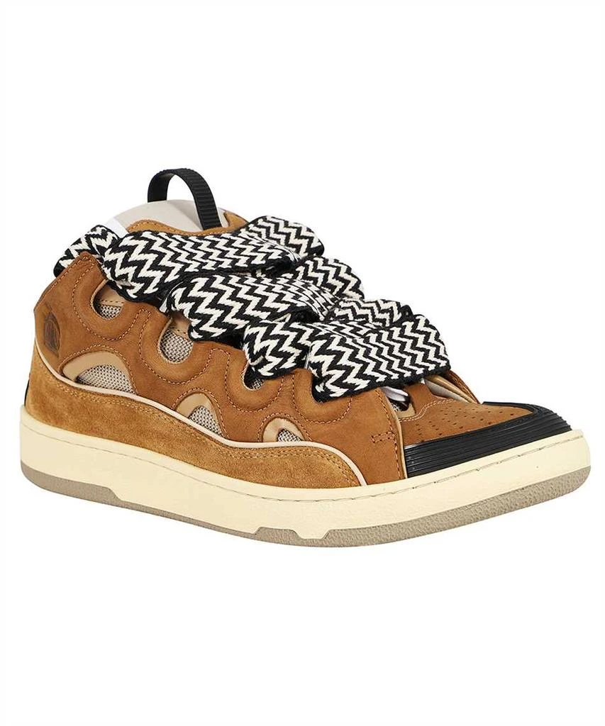 商品Lanvin|Lanvin LEATHER CURB Sneakers,价格¥7160,第2张图片详细描述