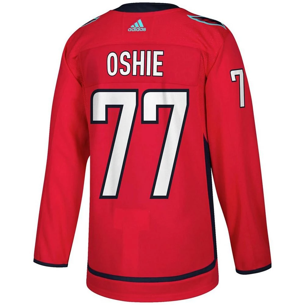 商品Adidas|Men's TJ Oshie Red Washington Capitals Authentic Player Jersey,价格¥1228,第3张图片详细描述