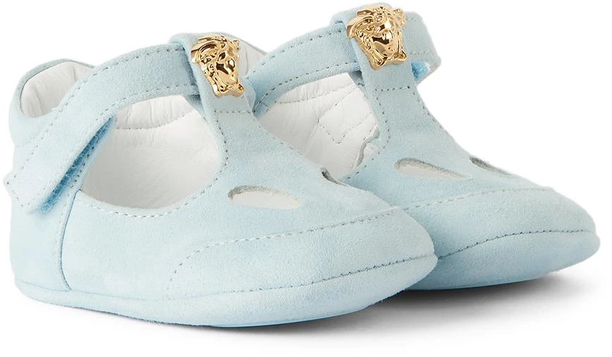 商品Versace|Baby Blue Goatskin Pre-Walkers,价格¥606,第4张图片详细描述