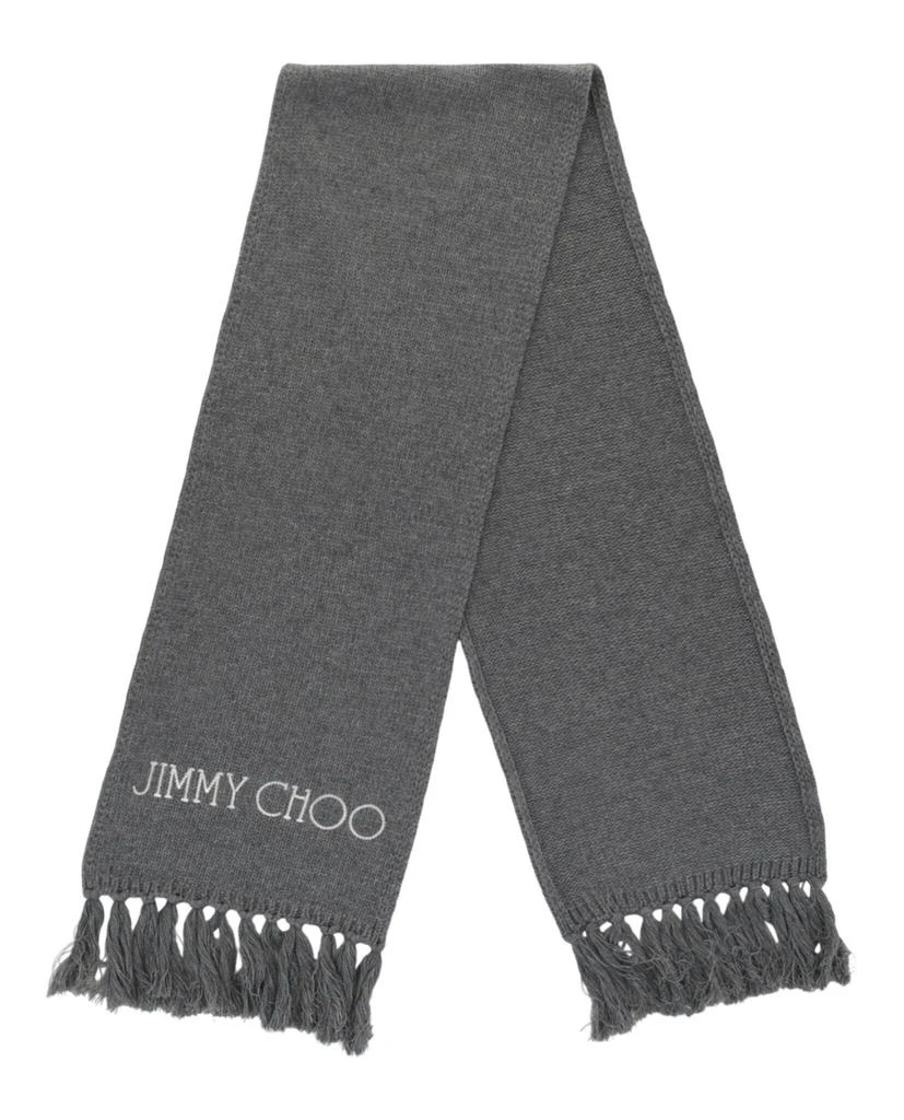 商品Jimmy Choo|Wool Logo Scarf,价格¥1977,第2张图片详细描述