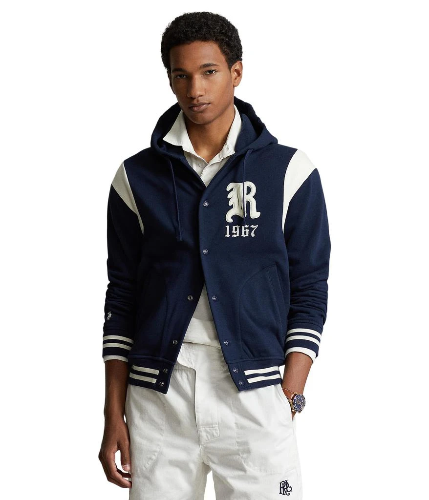 商品Ralph Lauren|Fleece Hooded Baseball Jacket,价格¥853,第1张图片