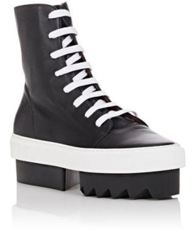 商品Givenchy|Leather Platform Sneaker Boots,价格¥3191,第2张图片详细描述