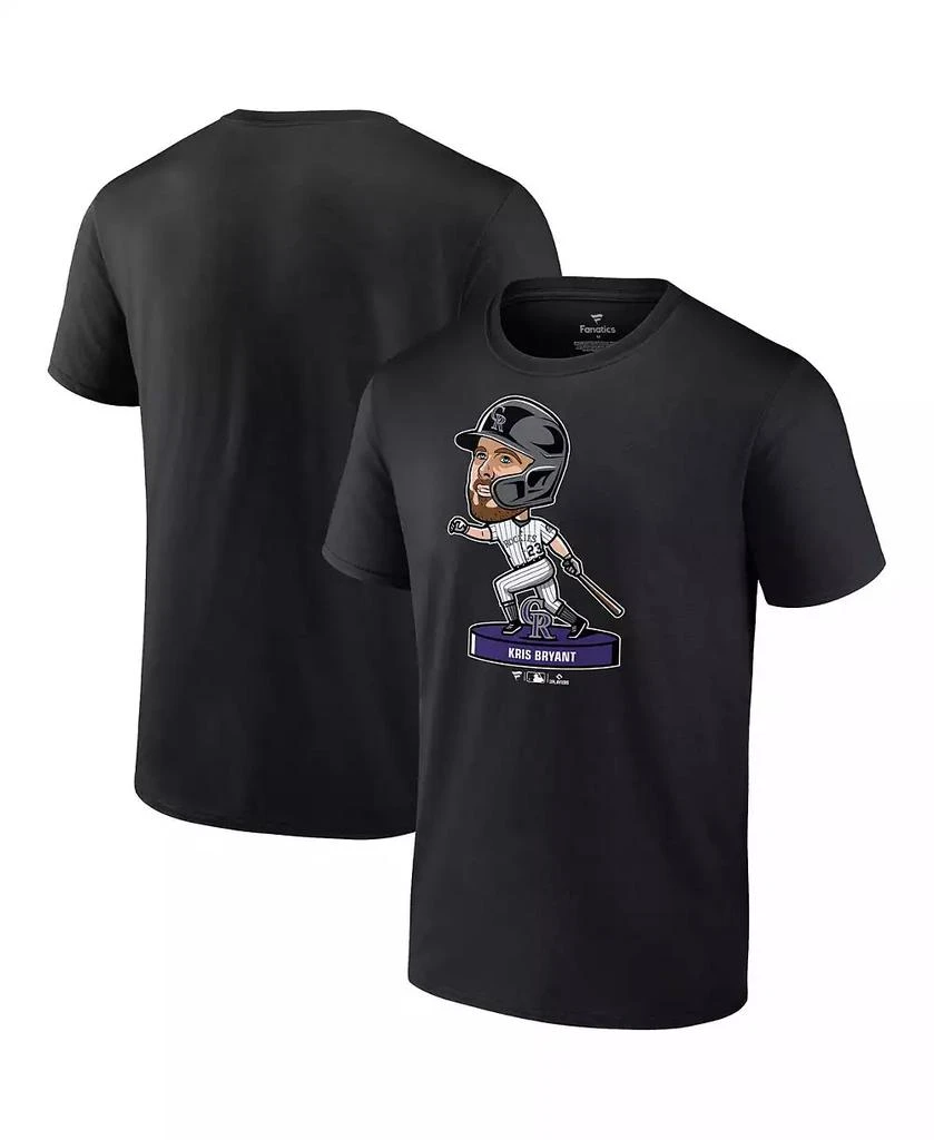 商品NIKE|Men's Kris Bryant Black Colorado Rockies Bobblehead T-shirt,价格¥285,第1张图片