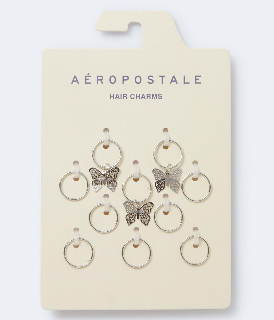 Aeropostale Women's Butterfly Hair Charm 10-Pack商品第2张图片规格展示