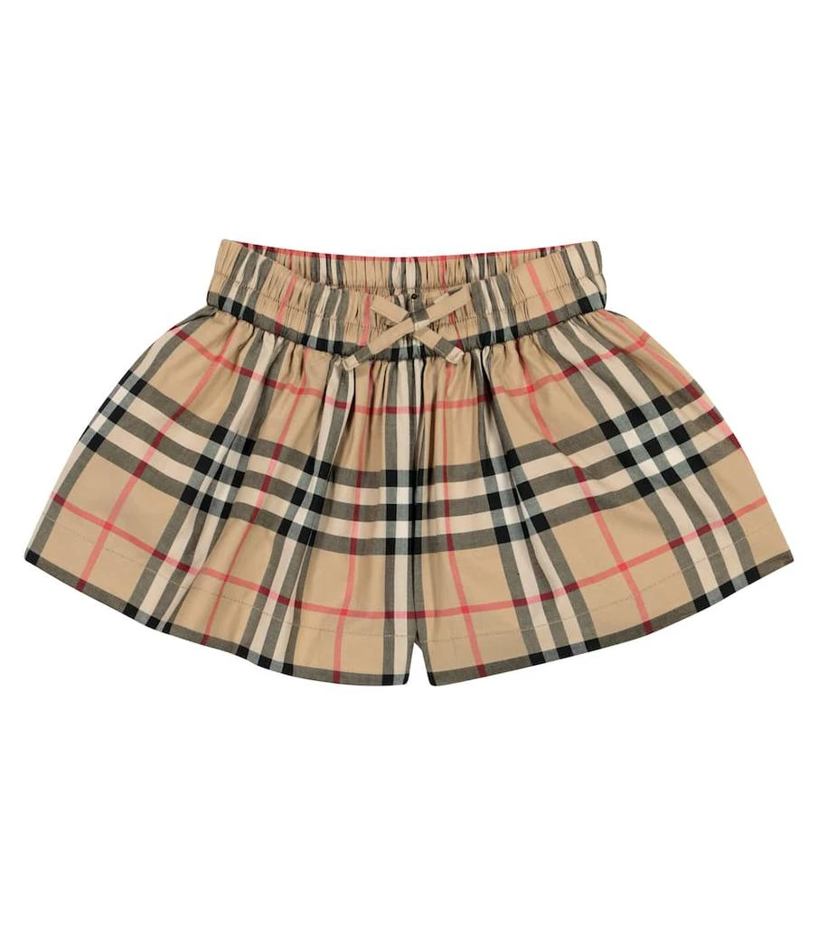 商品Burberry|格纹棉质短裤,价格¥1777,第1张图片